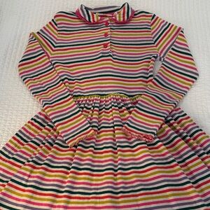 Mini Boden Multicolor Striped Dress